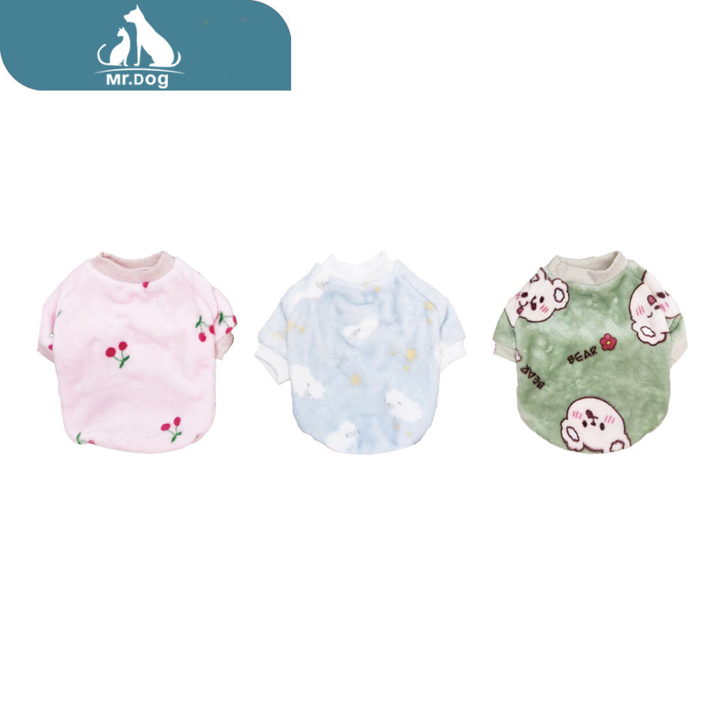 Ropa para mascota de franela de dos piernas Talla XXL V2 (Precio por 1 Pieza)