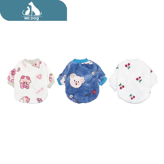 Ropa para mascota de franela de dos piernas Talla XXL V3 (Precio por 1 Pieza)