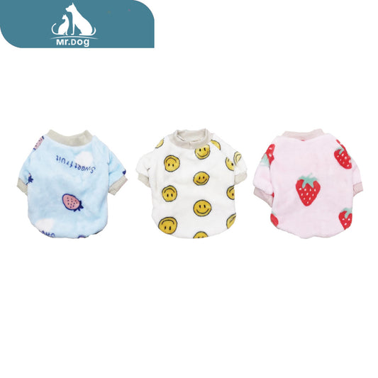 Ropa para mascota de franela de dos piernas xxl (Precio por 1 Pieza)