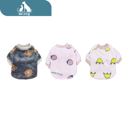 Ropa para mascota de franela de dos piernas xxl (Precio por 1 Pieza)