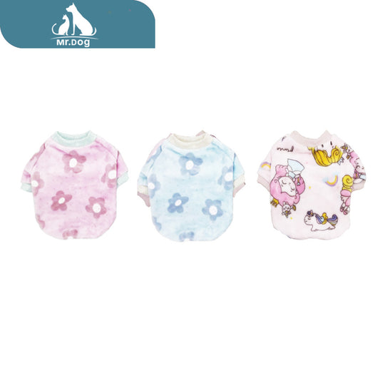 Ropa para mascota de franela de dos piernas m (Precio por 1 Pieza)