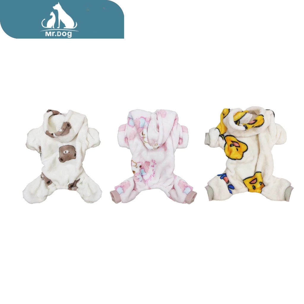 Bolsa para mascota de franela de dibujos animados de cuatro patas s, m, l, xl (Precio por 1 Pieza)