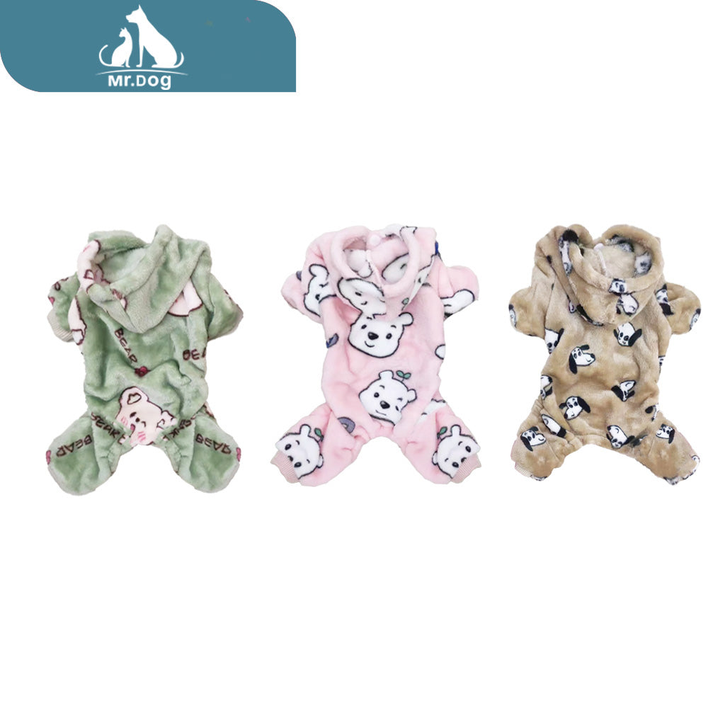 Bolsa para mascota de franela de dibujos animados de cuatro patas s, m, l, xl (Precio por 1 Pieza)