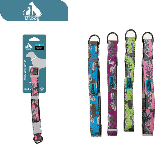 Collar de camuflaje de 2,5 cm paq. con 12 pzas