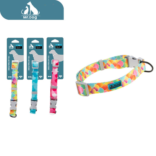 Collar con estampado de escamas de pez de 1,5 cm paq. con 12 pzas