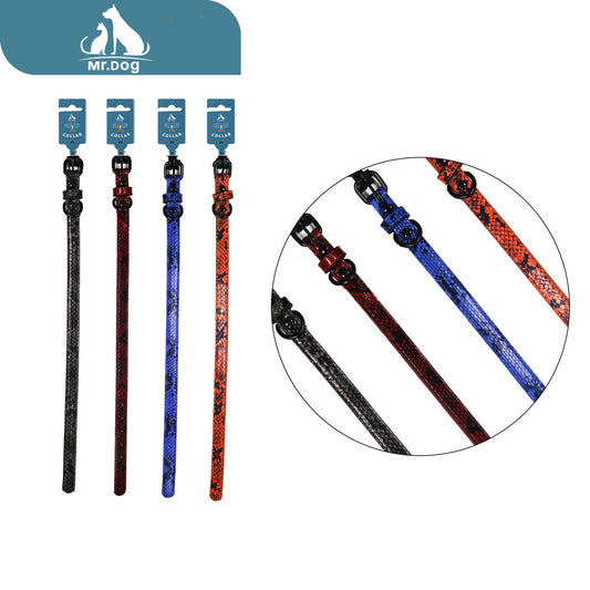 Collar kx4079 2.5 estampado de leopardo paq. con 12 pzas