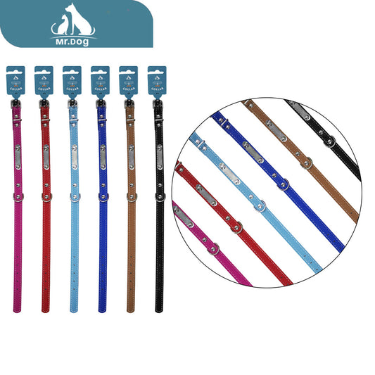 Collar kx4208 de 1,5 litchi de chapa de hierro semicircular paq. con 12 pzas