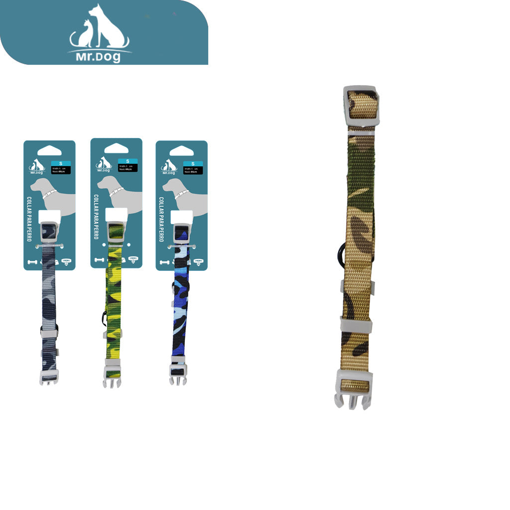 Collar de camuflaje de 1,0 cm paq. con 12 pzas