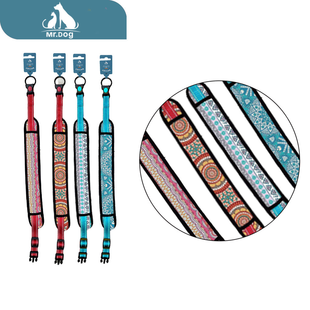 Collaar cómodo estilo étnico xl con estampado mixto paq. con 12 pzas