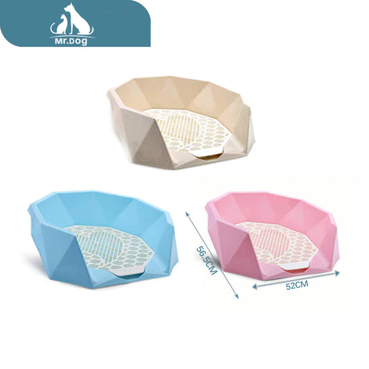 d001l inodoro para perros diamond l 56,5×52 x 16 cm paq. con 10 pzas