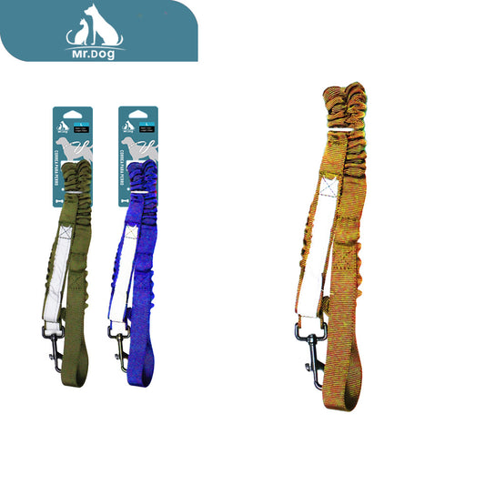 Correa para mascota retráctil de color sólido extendida de 110 cm y 150 cm paq. con 12 pzas