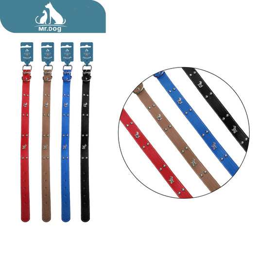 Collar accesorios para cachorros collar de uñas con forma de hongo 2.5/52 colores mixtos paq. con 12 pzas