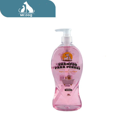 Shampoo  para mascotas de 1 l paq. con 12 pzas