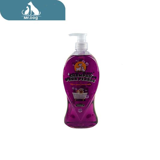 Shampoo  para mascotas de 1 l paq. con 12 pzas
